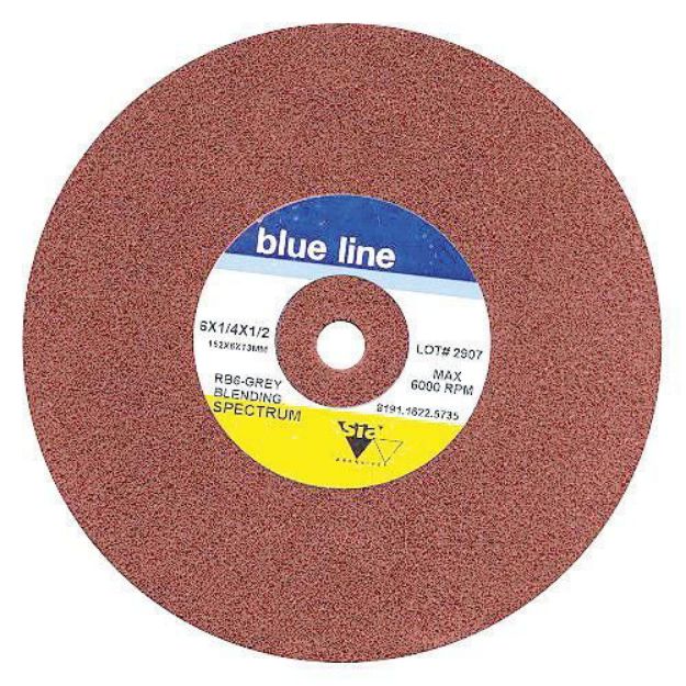 Picture of SIA Unitized Wheel 150x6x13 Red Removal 6420 Spectrum Wheel  