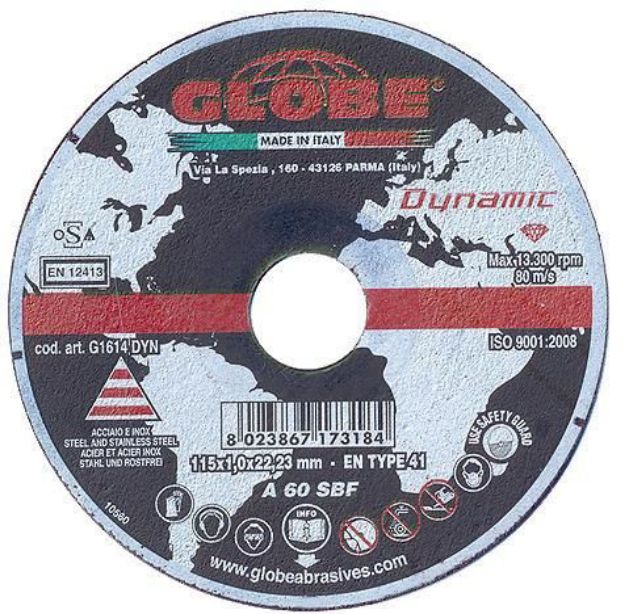 Picture of Globe Cutting Disc 125x1 A60SX INOX 