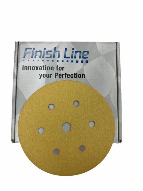 Picture of FinishLine 150mm Velcro Disc 6+1 Hole P40 