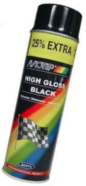 Picture of Aerosol Gloss Black 500ml    