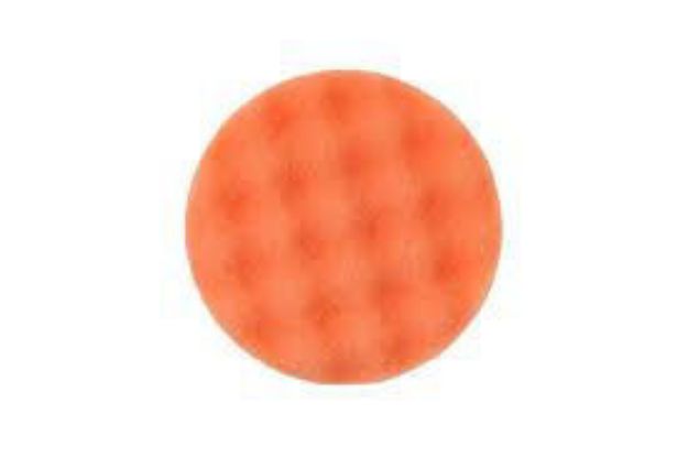 Picture of Orange Waffle Polishing Pad Velcro 80x25