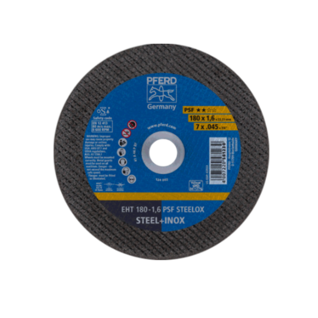 Picture of Pferd Cutting Disc Flat 180X1.6 PSF STEELOX