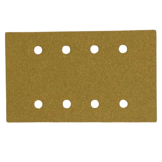 Picture of Gold 80x133 8 hole P100 Velcro Strip    