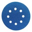Picture of Blue Film Velcro Disc 125mm 8-hole P120    