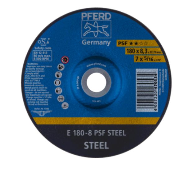 Picture of Pferd Grinding Disc 180x8 PSF STEEL