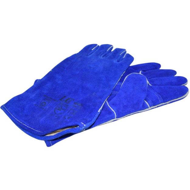 Picture of Blue Kevlar Welding Gauntlets (x Large )    