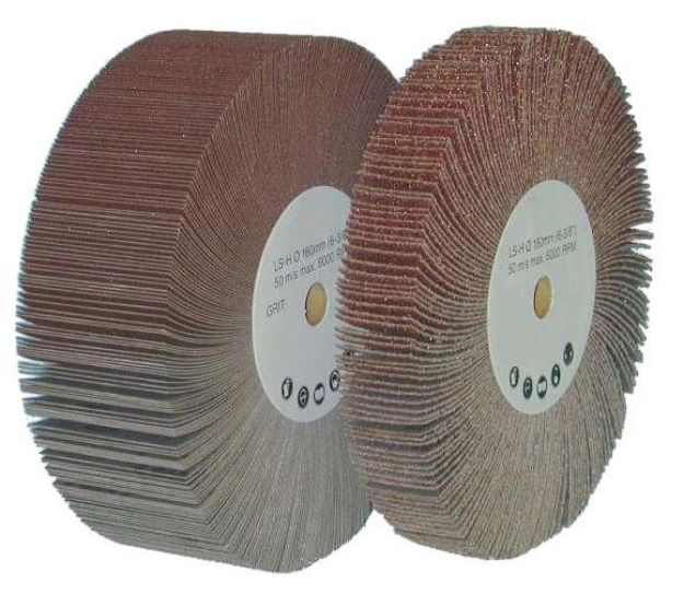 Picture of Wooden Centre Flapwheel 165 x 50 x 20 P40    