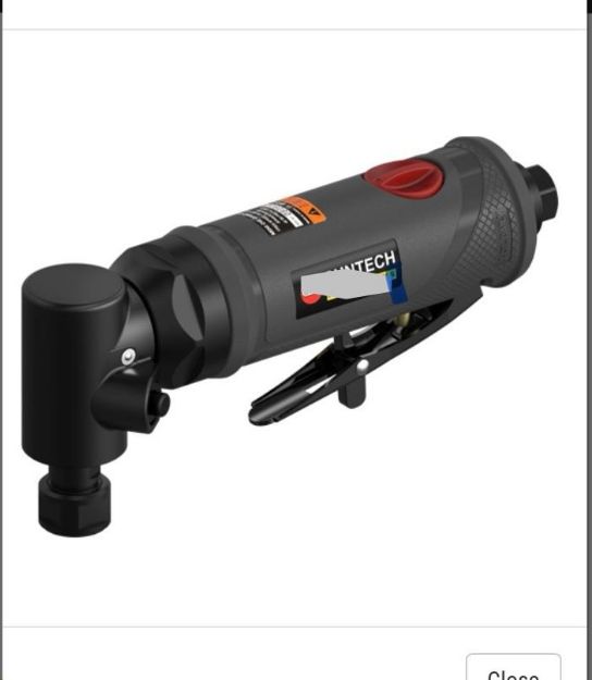 Picture of Pneumatic Industrial Right Angle Die Grinder 6mm Collet 0.55hp