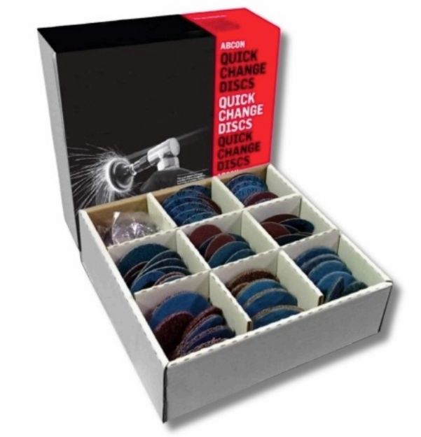 Picture of Quick Change Discs Offer 43 pcs Kit inc EB202 Battery Die-Grinder